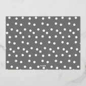 Pop Fizz Clink Gold Neujahrsfeier Einladung (Rückseite)