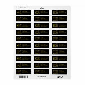 Pop Fizz Clink Gold Typografie Silvester (Vorne)