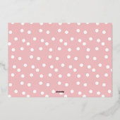 Pop Fizz Clink Junggeselinnen-Abschied Foil Einlad Folieneinladung (Rückseite)