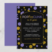 Pop Fizz Clink Meilenstein oder ein beliebiges Alt