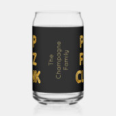 Pop Fizz Clink Moderne Typografie Dosenglas (Links)