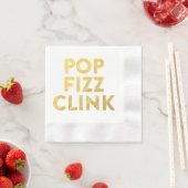 POP FIZZ CLINK Napkins Serviette (Beispiel)