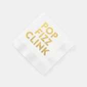 POP FIZZ CLINK Napkins Serviette (Ecke)