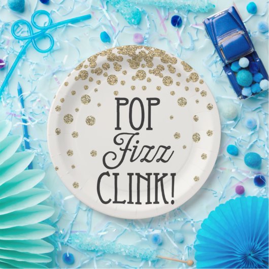 Pop Fizz Clink Silvester Party Paper Teller (Party)