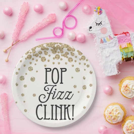 Pop Fizz Clink Silvester Party Paper Teller (Party)