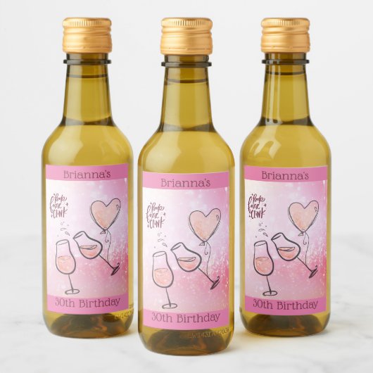 Pop Fizz Clink Weinkultur und Erde Weinroute Mendr Weinetikett (Flaschen)