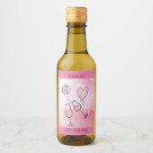 Pop Fizz Clink Weinkultur und Erde Weinroute Mendr Weinetikett (Vorderseite)