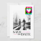 Pop-Flachbildschirm Save the Date (Vorderseite)