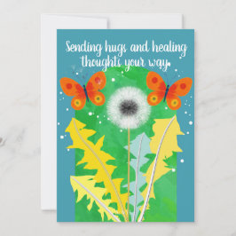 POP flower card -dandelion- Einladung