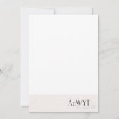 POP flower card -iris- Einladung (Rückseite)