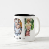 Pop-FotoCollage | Grandpa-Vatertagsgeschenk Zweifarbige Tasse (VorderseiteRechts)