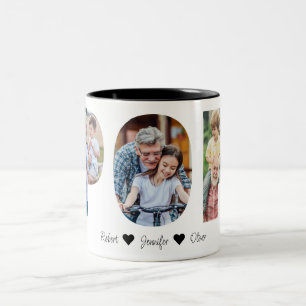 Pop-FotoCollage   Grandpa-Vatertagsgeschenk Zweifarbige Tasse