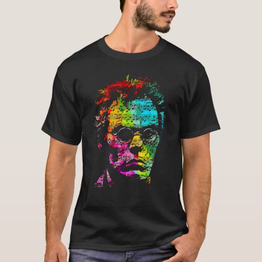Pop Franz Schubert Music Composer Pianist 1 T-Shirt (Vorderseite)