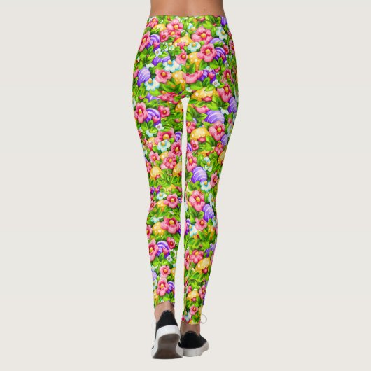 Pop Frühling Oster Leggings (Rückseite)