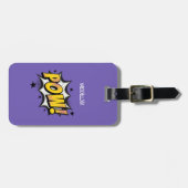 Pop fun Pop Art Comic Art Typografie Kallilout Gepäckanhänger (Vorderseite horizontal)