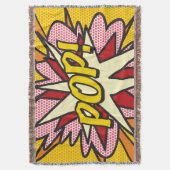 POP Fun Retro-Comic-Book-Pop-Art Decke (Vorderseite Vertikal)