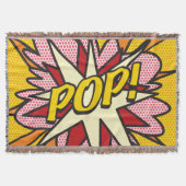 POP Fun Retro Comic Pop Kunst, Dichtung und Musik Decke (Vorderseite)