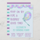 Pop für eine unglaublich gute Zeit vorbei! Geburts Einladung (Vorne/Hinten)