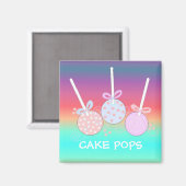 Pop für helle und heiße Kuchen Magnet (Vorderseite/Rückseite)