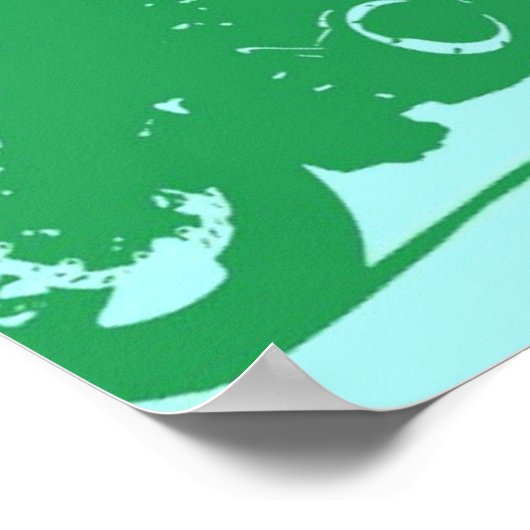 Pop für Motorräder Poster (Ecke)