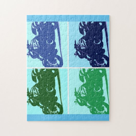 Pop für Motorräder Puzzle (Vertikal)