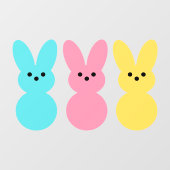 Pop für Osterfarben Fensteraufkleber (Blatt)