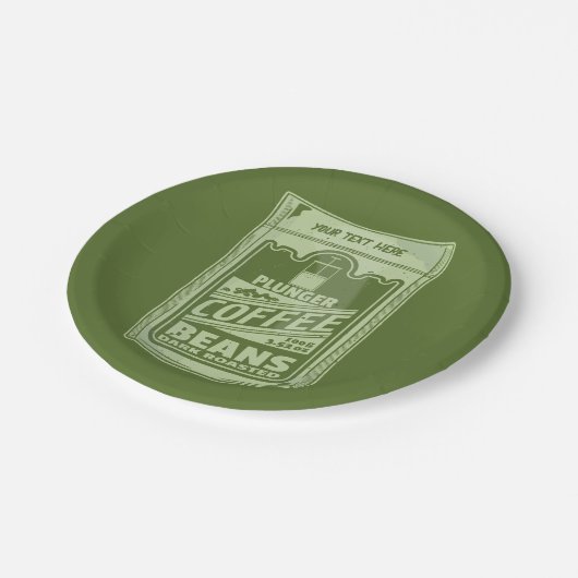 Pop für Plafarben Pappteller (Schrägansicht)