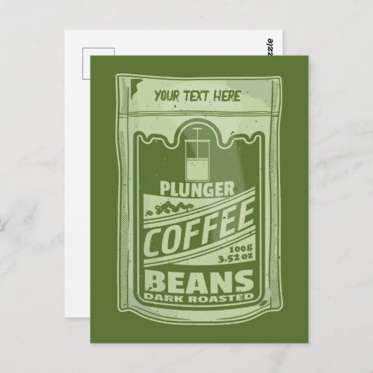 Pop für Plafarben Postkarte (Vorne/Hinten)