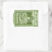 Pop für Plafarben Rechteckiger Aufkleber (Tasche)