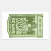 Pop für Plafarben Rechteckiger Aufkleber (Vorderseite)