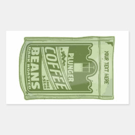 Pop für Plafarben Rechteckiger Aufkleber