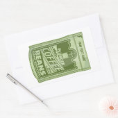 Pop für Plafarben Rechteckiger Aufkleber (Umschlag)