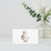 Pop Gans Visitenkarte (Stehend Vorderseite)