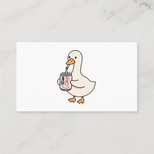 Pop Gans Visitenkarte (Rückseite)