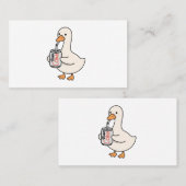 Pop Gans Visitenkarte (Vorne/Hinten)