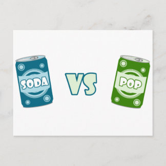 Pop gegen Soda Postkarte