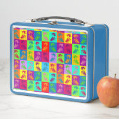 Pop Geisha Squares Metall Brotdose (Beispiel)