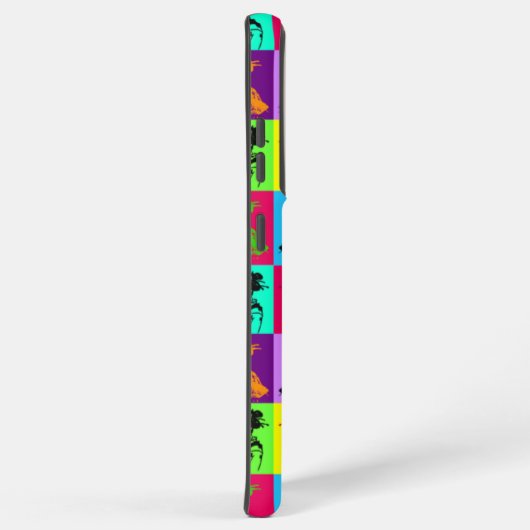 Pop Geisha Squares Samsung Galaxy Hülle (Rechte Seite)