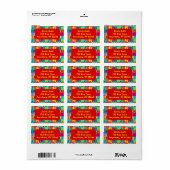 Pop Geishas Adressaufkleber (Vorne)