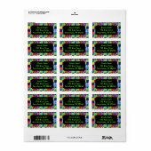 Pop Geishas Adressaufkleber (Vorne)