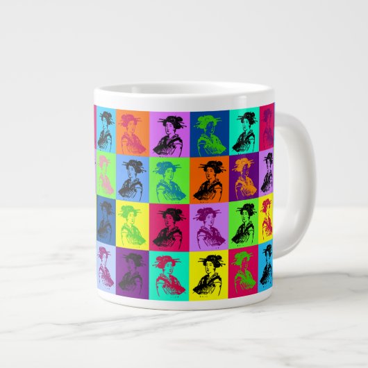 Pop Geishas Jumbo-Tasse (Vorderseite Rechts)