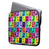 Pop Geishas Laptopschutzhülle (Vorderseite Links)