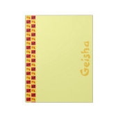 Pop Geishas Notizblock (Rotiert)