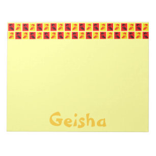 Pop Geishas Notizblock