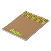 Pop Geishas Notizblock (Rotiert)