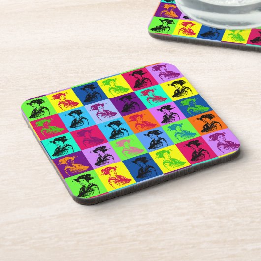 Pop Geishas Untersetzer (Linke Seite)