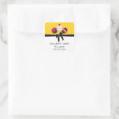 Pop, gelbe Aufkleber (Tasche)