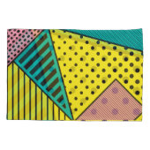 Pop, geometrisch, fett kissenbezug (Rückseite)