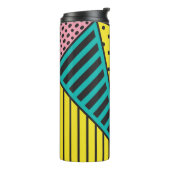 Pop, geometrisch, fett thermosbecher (Nach links gedreht)