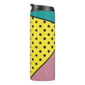Pop, geometrisch, fett thermosbecher (Nach rechts gedreht)